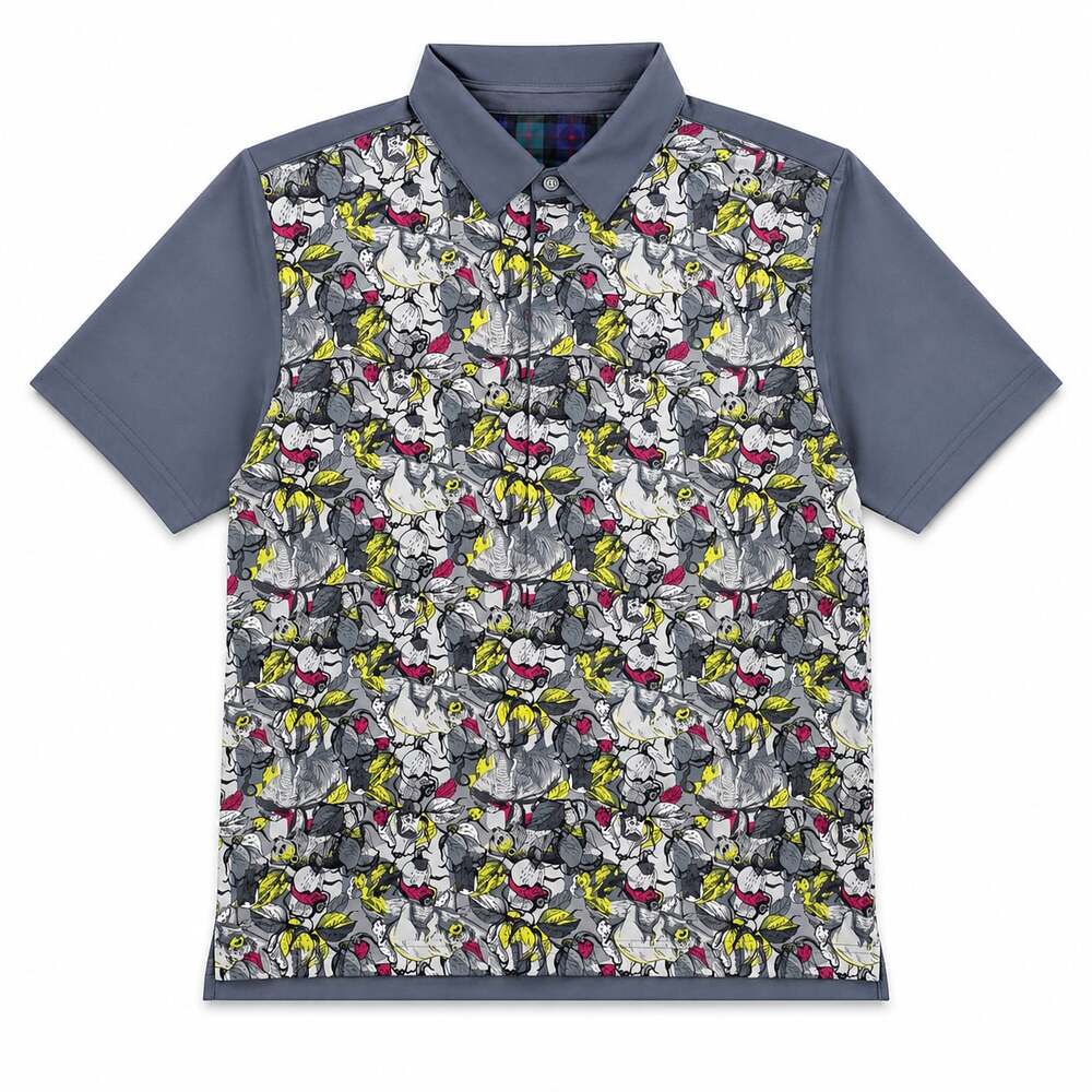William Murray The Jungle Performance Golf Polo Shirt L